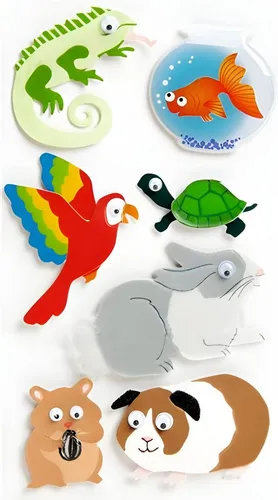 Heyda Sticker HEYDA 203780691 Stick-On's-MixHaustiere 75 x165 cm