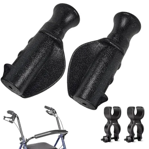 Stück Rollator Ersatzteile,Komfort Rollatoren Handgriffe für Rollatoren und Rollstühle,Rollator Handgriff Geeignet für ältere,Verletzte und Menschen mit Eingeschränkter Mobilität,Durchmesser 22mm 2