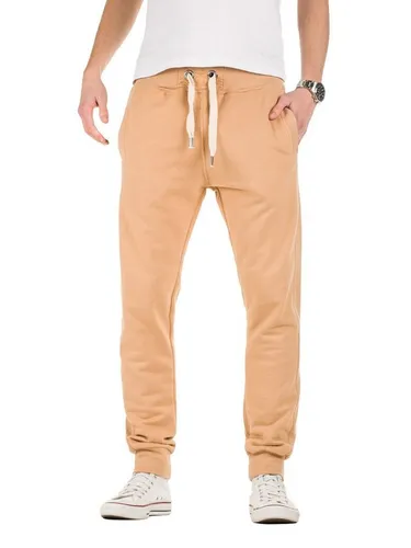Yazubi Jogginghose Sweatpants Edward mit elastischem Bund mit Kordelzug in Unifarbe