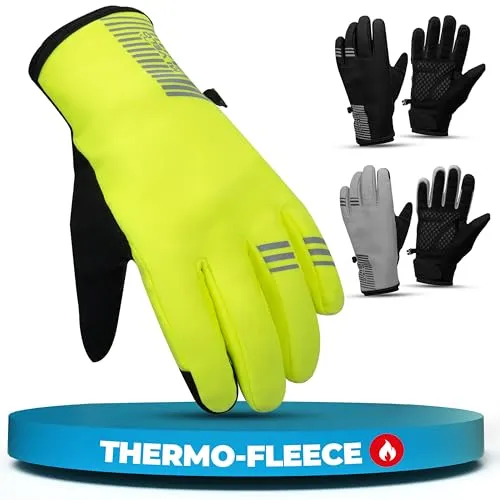 MIVELO Winterhandschuhe - Winddicht & Wasserfest für Damen & Herren - Hochwertige Winterhandschuhe mit 3M-Isolierung für warmen Komfort bei frostigen Temperaturen. Ideal für Radfahren und Outdoor-Aktivitäten – mit Touchscreen-Funktion und rutschfestem Grip.