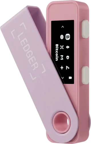 Ledger Nano S Plus - Pastellpink Hardware-Wallet für Krypto-Schutz - Geldkassette zur sicheren Aufbewahrung von Kryptos und NFTs mit zertifiziertem Secure Chip. Offline-Schutz für deine digitalen Vermögenswerte und Bluetooth-Verbindung für mobile Verwaltung.