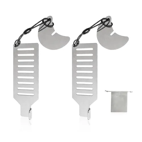 Stück Türstopper Aus Edelstahl, 1 Stück Aufbewahrungstasche, Tragbarer Türstopper, Türblockierungsartefakt, Tragbares Türschloss, Diebstahlsicherungstürschloss, Hotel-Sicherheitstürschloss 2