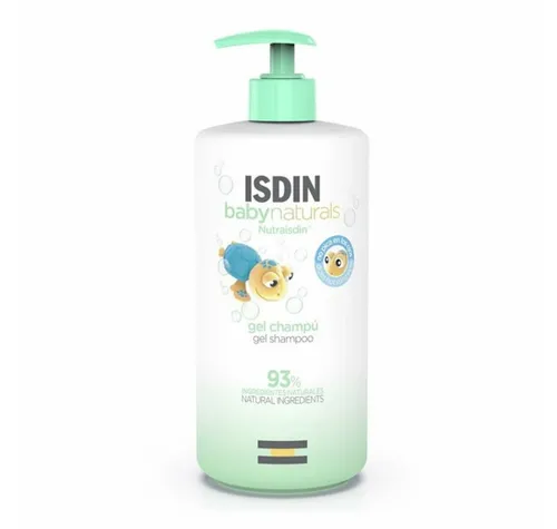 Isdin Haarshampoo Baby Naturals Nutra Shampoo Gel 750ml - Sanftes Babyshampoo, 750ml, für eine milde Reinigung und Pflege der empfindlichen Kopfhaut, ideal für zarte Babyhaare.