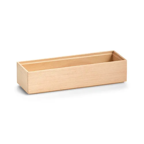 Zeller Ordnungsbox Holzkiste Aufbewahrung Büro Haushalt 23x7,5x5 cm Kiefer 13393