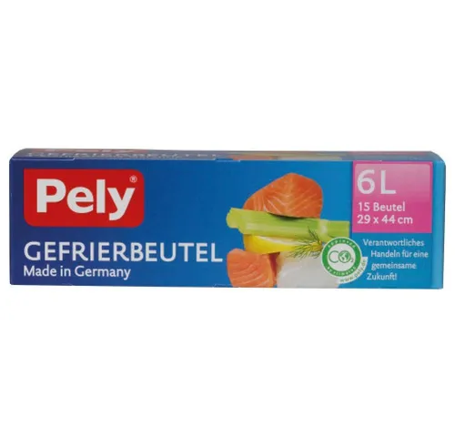 PELY Gefrierbeutel Pely Gefrierbeutel 6L 15 Stück