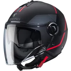 Caberg Riviera V4 X Geo schwarz, XS - Motorradhelm mit klarem Visier und integrierter Sonnenblende, leicht und komfortabel dank waschbarem Innenfutter und verstellbarer Belüftung. Ideal für sicheres Fahren.