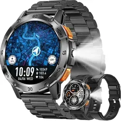 SGDDFIT 1.53'' AMOLED Smartwatch mit Telefonfunktion