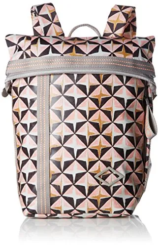 Oilily Damen Lori Geometrical Backpack Mvf Rucksackhandtasche Pink (Rose)