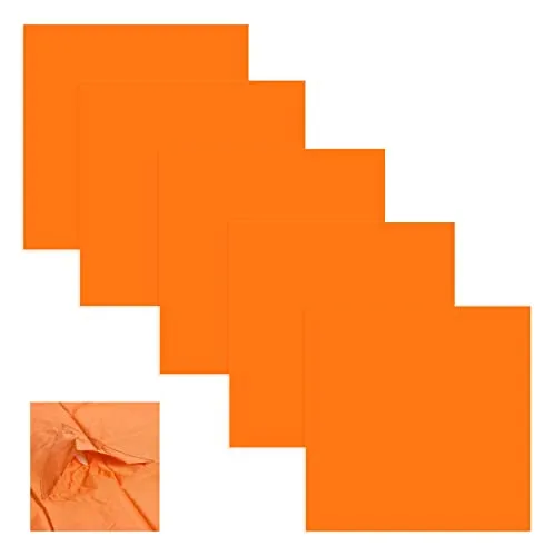 ESTEXO Faltpavillon Popup Pavillon Fjordsen Gartenpavillon Gartenzelt Partyzelt 6-Eck Orange mit Fliegengitter Seitenwände