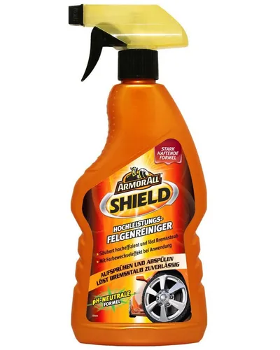 Armor All Felgen-Reiniger 500ml - Selbstaktiv Reinigung Spray für Alufelgen - Autopflege & Motorradpflege, selbstaktiv reinigendes Spray für mühelose Pflege und strahlende Alufelgen.