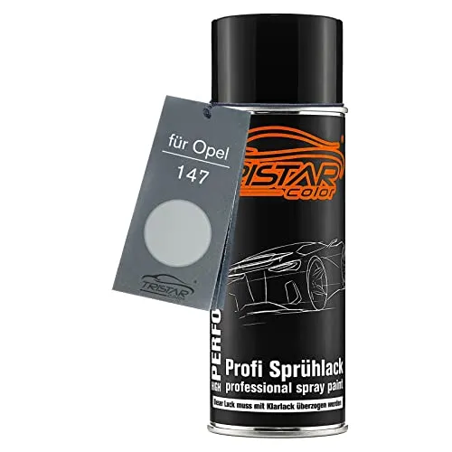 TRISTARcolor Autolack Spraydose für Opel 147 Starsilber II Metallic/Star Silver II Metallic Basislack Sprühdose 400ml