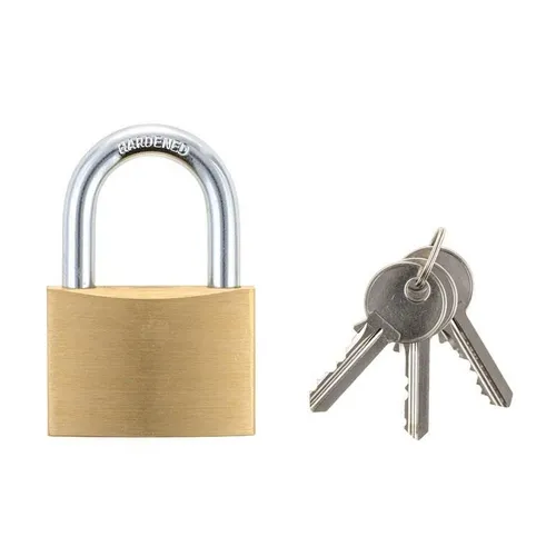 Vorhängeschloss 60 x 42,5mm Vorhangschloss 3 Schlüssel Spintschloss Bügelschloss