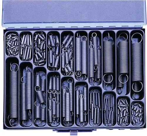 Zugfeder Inhalt 350 Teile 10279 - Sonstige Elektroinstallationsartikel mit 350 Teilen, ideal für vielseitige Anwendungen in der Elektrotechnik und Reparaturen.