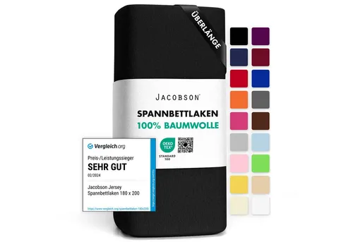 Bettlaken Schwarz von Jacobson