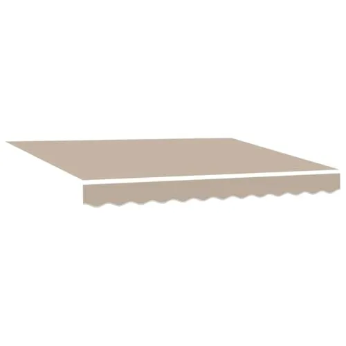 vidaXL Markisen Ersatzstoff 3.5x2.5 m Beige von vidaXL