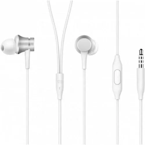 Xiaomi MI In-Ear Kopfhörer EM023 – Weiß mit 3,5mm Klinke - Kopfhörer mit integriertem Mikrofon und Stereo-Sound, ideal für Musikliebhaber und unterwegs.