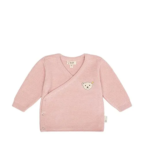Steiff Hausanzug Set Hose + Wickeljacke GOTS rosa 68 von Steiff