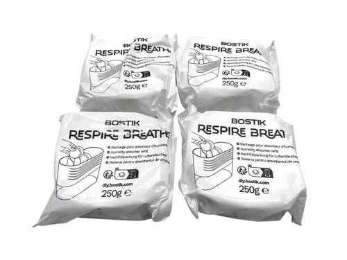 Absorbierende Einsätze für Bostik-Luftentfeuchter 4 x 250g