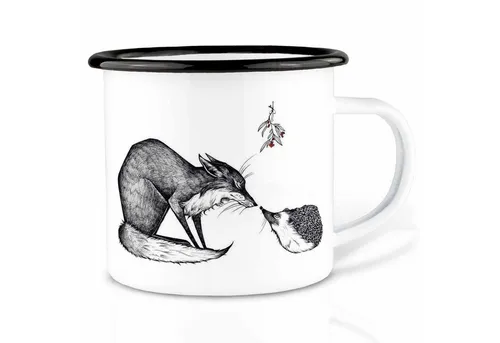 Ligarti Tasse Emaille Tasse – Fuchs & Igel