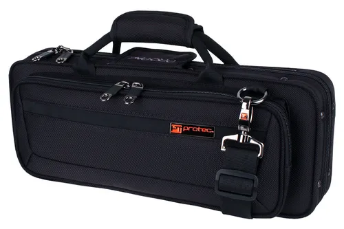 Protec PB308PICC Flöte/Piccolo Case - Holzblas-Zubehör mit leichtem, stoßdämpfendem Rahmen und wasserfestem Nylon für optimalen Schutz und Organisation.
