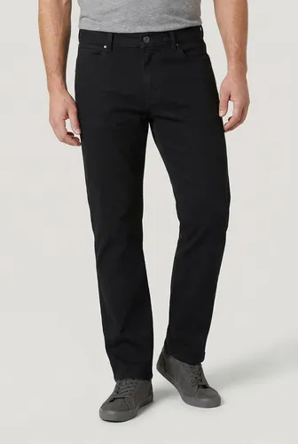Wrangler Herren Red Kabel Regular Jeans - Black Rinse, 34W/30L - Bequeme Regular-Fit Jeans für Herren mit geradem Bein und klassischem Design. Ideal für jeden Anlass und einfach zu kombinieren. Hochwertige Baumwollmischung sorgt für Tragekomfort.