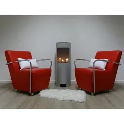 Ethanol & Gelkamin Modell Hightower Silber 100cm