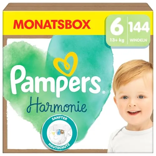 Pampers Harmonie Windeln Größe 6, 144 Windeln von Pampers
