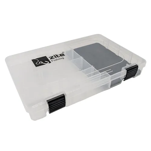 EVA Tacklebox 27,5x18,5x4,5 cm mit EVA-Schaum-Einlage im Hauptfach Zite Fishing