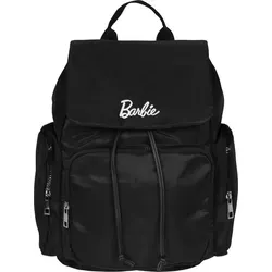 Barbie Schwarzer Kordelzug-Rucksack - Stylischer schwarzer Kordelzug-Rucksack mit Barbie-Design. Praktisch und pflegeleicht, ideal für den täglichen Gebrauch. Mit mehreren Fächern und verstellbaren Trägern für optimalen Komfort.