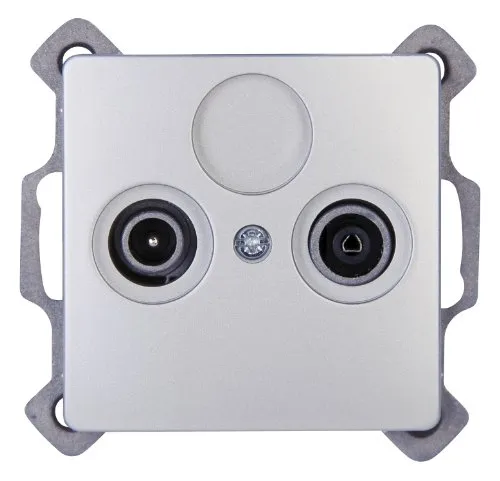 Steckdosen Silber von Kopp