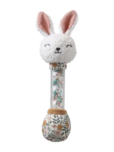 vertbaudet Schmusetuch Baby Stoffrassel RETRO FLOWER