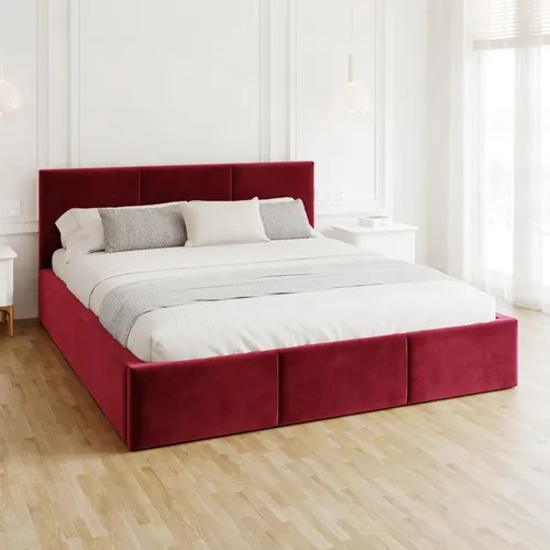 FDM Bett AMBER Paris 160x200 cm – Elegantes Polsterbett mit Stauraum