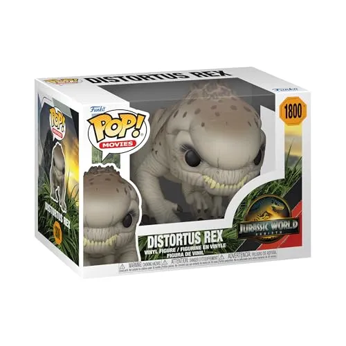 Funko Pop! Movies: Jurassic World: Rebirth - Distortus Rex - Vinyl-Sammelfigur - Geschenkidee - Offizielle Handelswaren - Spielzeug Für Kinder und Erwachsene - Movies Fans