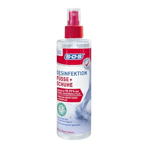 SOS Desinfektion Füße + Schuhe 250ml