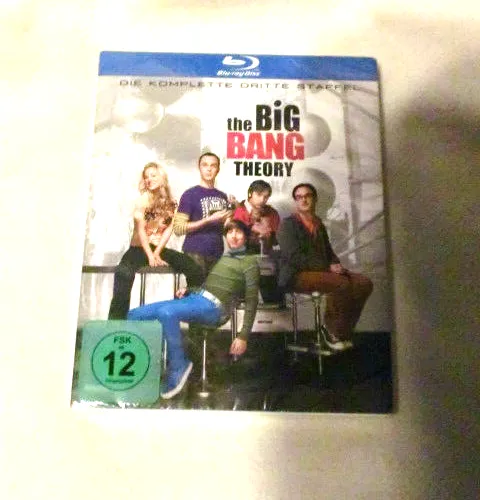 The Big Bang Theory - Die komplette dritte Staffel [Blu-ray] NEU/OVP - Filme: The Big Bang Theory, Staffel 3 auf Blu-ray, ideal für Fans der beliebten Serie mit humorvollen Episoden.