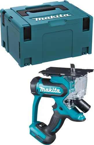 Trockenbausäge MAKITA DSD180ZJ - Präzise und vielseitig - Trockenbausäge MAKITA DSD180ZJ, 18V Akku-Säge für präzise Schnitte in Holz und Metall. Mit variabler Schnittgeschwindigkeit und effektiver Staubabsaugung für komfortable Deckenarbeiten.