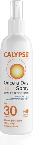 Calypso Einmal Am Tag Spray Sonnenschutz SPF 30 Uva Hoch 8 Stunden Wasserfest