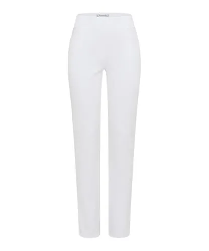 RAPHAELA by BRAX 5-Pocket-Jeans in Weiß Größe 40 - Stylische 5-Pocket-Jeans in Weiß, aus hochwertiger Baumwollmischung für optimalen Tragekomfort – perfekt für trendbewusste Frauen.
