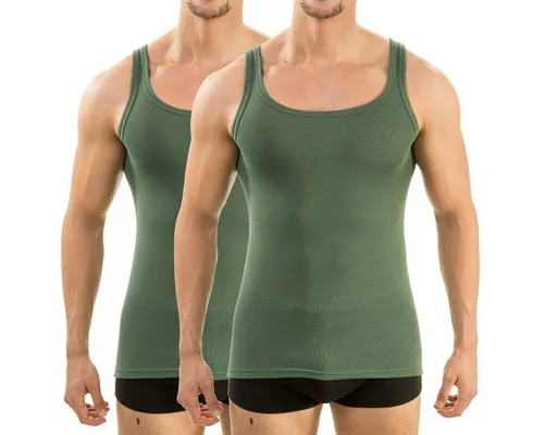 HERMKO Unterhemd 63000 (Pack, 2er) Funktionsunterwäsche atmungsaktiv schnelltrocknend Sport und Alltag