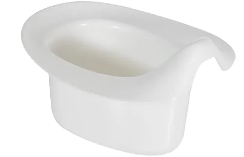 Kindsgut Kindertöpfchen Einsatz für den Potty, nutzbar als Abhaltetöpfchen, Toiletten-Training, trocken werden, weiss