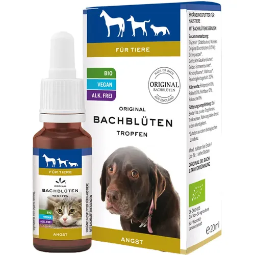 BACHBLÜTEN Tiere Tropfen Angst 20 ml PZN 16789596
