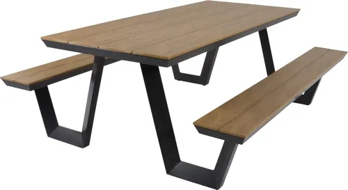 Garten-Essgruppe >Arezzo< in Teaklook