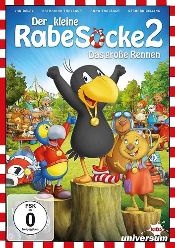 DVD DER KLEINE RABE SOCKE 2 - Das große Rennen # Kinofilm ++NEU