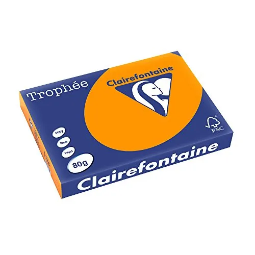 Drucker- & Kopierpapier Orange von Clairefontaine