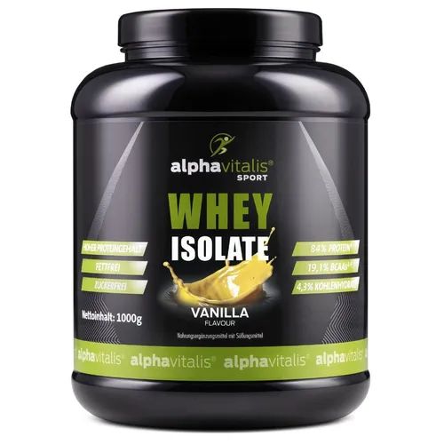 Alphavitalis® Whey Protein Isolat Vanille