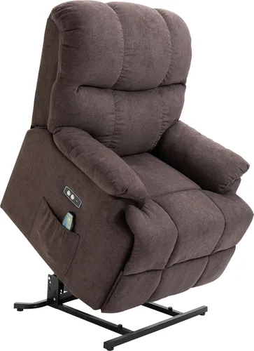 HOMCOM Sessel mit Aufstehhilfe in braun von HOMCOM