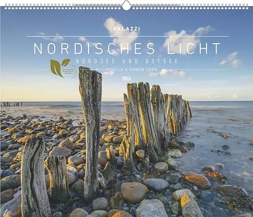 Nordisches Licht 2026 - Bild-Kalender - Welt, Arktis & Antarktis - Großformatiger Wandkalender (60x50 cm) mit 12 beeindruckenden Naturaufnahmen und einem dreisprachigen Kalendarium für internationale Vorfreude auf den nächsten Urlaub.