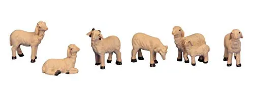 Stück Schafe Dekofiguren (H 2,5-4 cm) 6 von Unbekannt