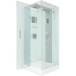 Duschkabine Komplettdusche D38-10L0-EC 90x90 cm