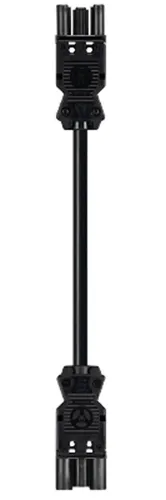 Wieland Verlängerung GST18I3K1BS 20 cm Verlängerung Kabel Leitung schwarz